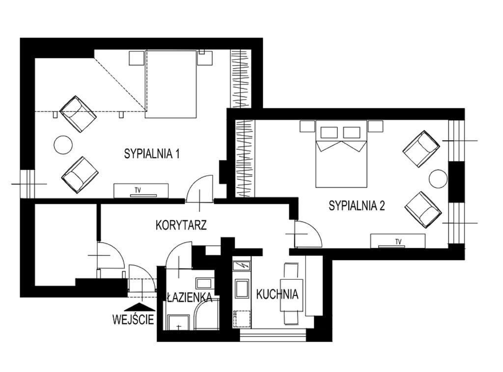 Appartement Dk Apartament Stare Miasto à Olsztyn  Extérieur photo